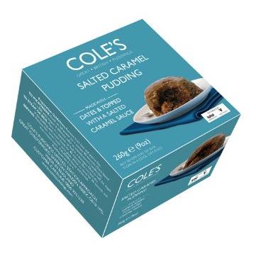 Coles Boxed Salted Caramel Steamed Pudding