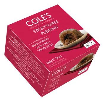 Coles Boxed Sticky Toffee Steamed Pudding