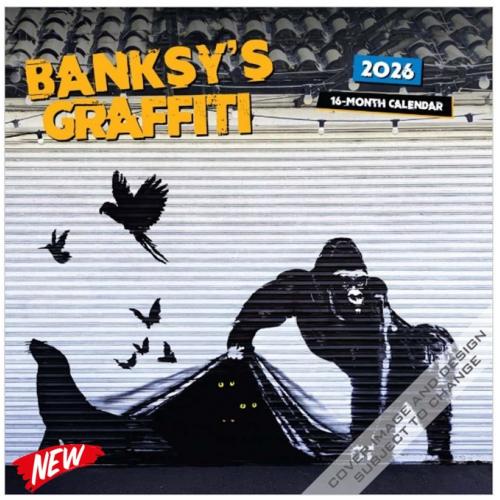 Calendar Banksy Graffiti 2026