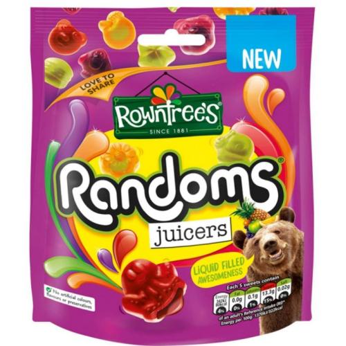 NP - Rowntrees Randoms Juicers 9 x