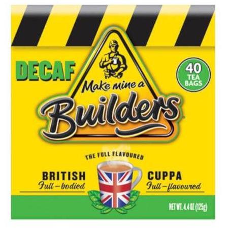 Builders Tea Bags Decaf 6 x 40bg x 125g