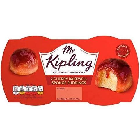 Mr Kipling Cherry Bakewell Sponge Puddings