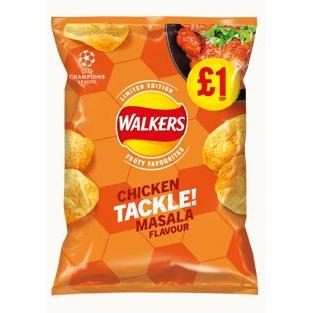 Crisps Walkers Chicken Tackle Masala Footy Favourite