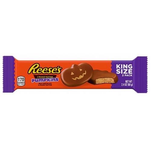 H - Hershey Reese's Peanut Butter Pumpkin Kingsize Twin Pack 24 x