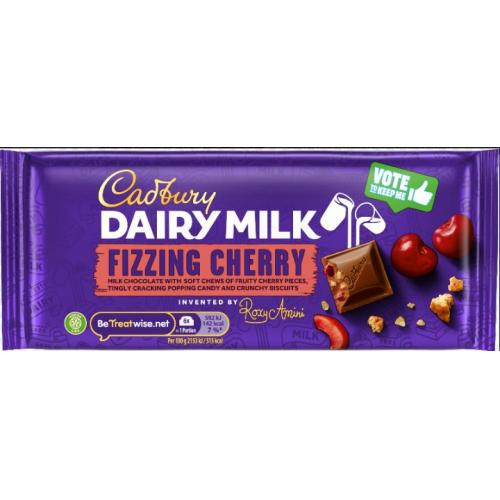 Cadbury Dairy Milk Creations Fizzing Cherry Block