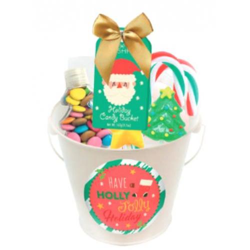 X - Christmas Candy White Bucket 6 x 162g