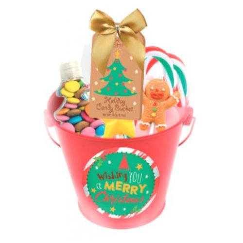 X - Christmas Candy Red Bucket 6 x 162g