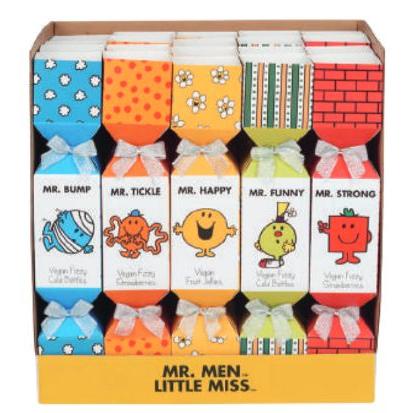 X - Mr. Men Xmas Cracker Shaped Vegan Carton 4 x