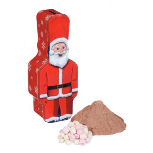 X - Santa Money Box Tin Hot Chocolate & Marshmallows 12 x 150g