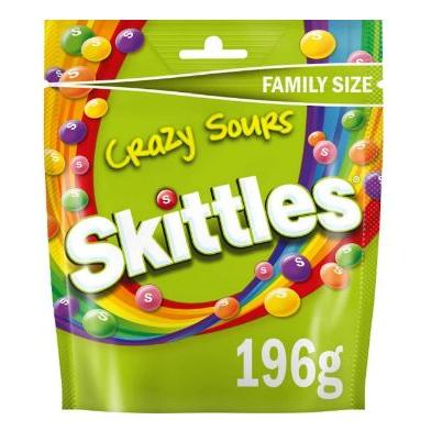 Mars Skittles Crazy Sours Pouch