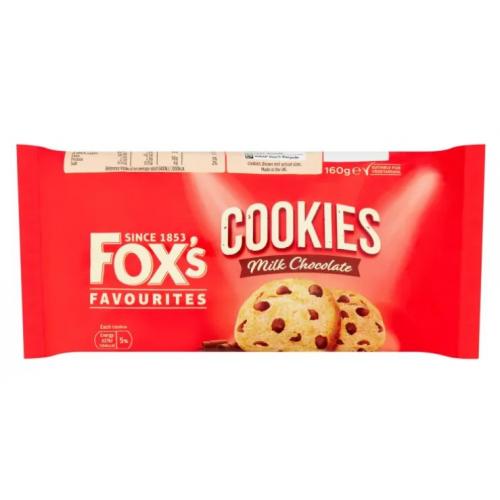 Foxs Luxury Milk Chocolate Chip Cookies