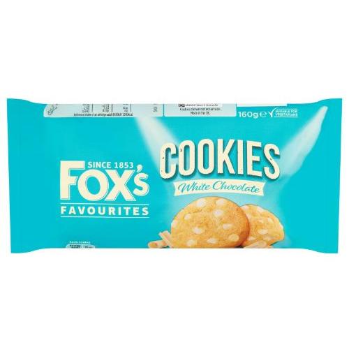 Foxs Luxury White Chocolate Chip Cookies