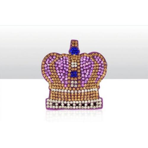 T - British Themed Diamante Magnet Crown 12pc