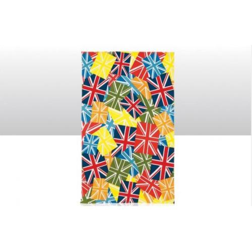 Tea Towel - Multi Colour Union Jack 12pc