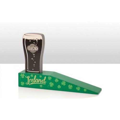 Door Stop Wooden - Irish Stout 6pc