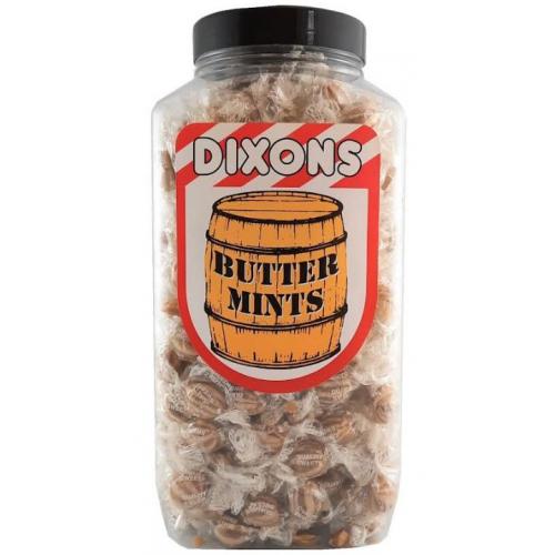 Maxons Dixon Wrapped Buttermints Jar