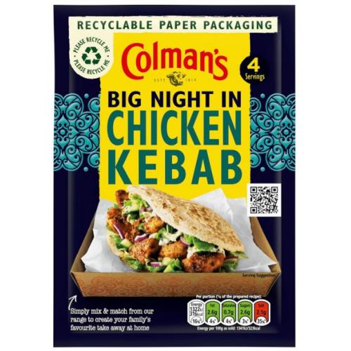 Colman's Colmans Sachets Doner Kebab Seasoning Mix