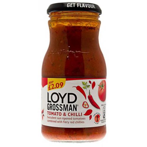 Loyd Grossman Tomato & Chilli Sauce PM Jar