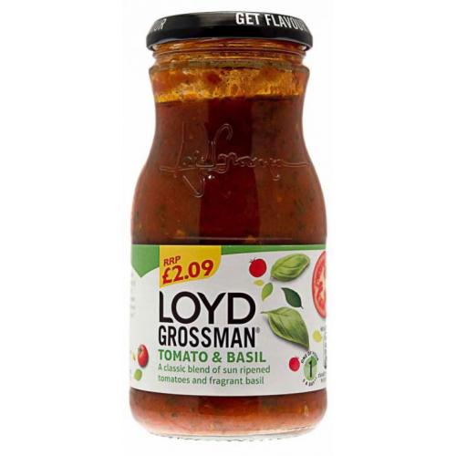 Loyd Grossman Tomato & Basil Sauce PM Jar