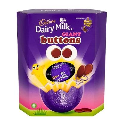 Cadbury Dairy Milk Buttons Giant Egg 4 x 419g