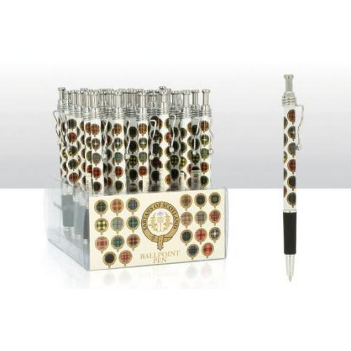 Pens - Tartans of Scotland 36pc