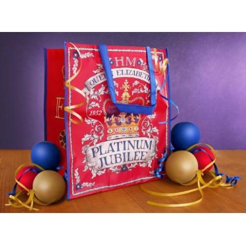 Bags - Platinum Jubilee Crown Non-Woven Bag 12pcs
