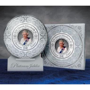 Plate Platinum Jubilee Signature 15cm - 12pc
