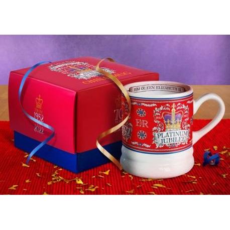 T - Mugs - Platinum Jubilee Crown Vintage - 12pc