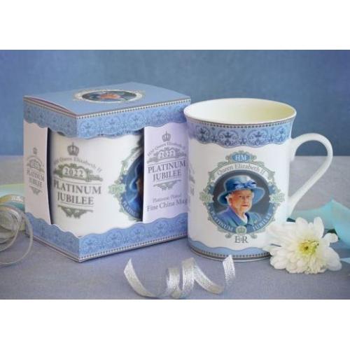 Mugs - Platinum Jubilee Portrait - 12pc
