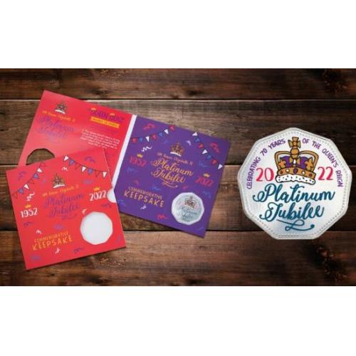 Platinum Jubilee Childrens Coin In Sleeve - 10pc