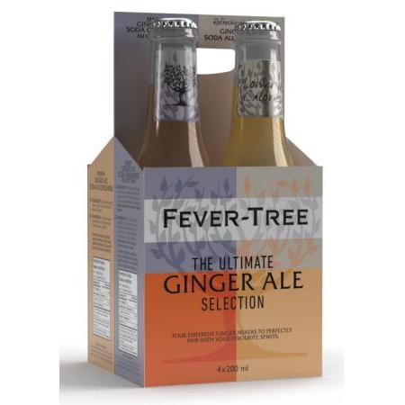 Fever Tree Ginger Ale Mixer Pack 6 x 4 x 200ml