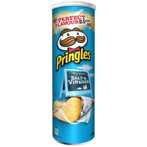 Crisps Pringles Salt & Vinegar PM 6 x