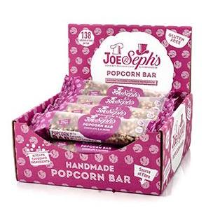 Joe & Sephs Popcorn Bars Chocolate & Almond
