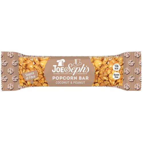 Joe & Sephs Popcorn Bars Coconut & Peanut
