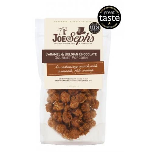 Joe & Sephs Caramel & Belgian Chocolate Popcorn Standard Pouches