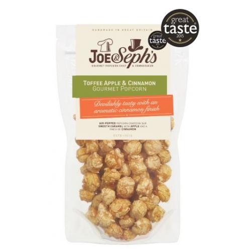 Joe & Sephs Toffee Apple & Cinnamon Popcorn Standard Pouches