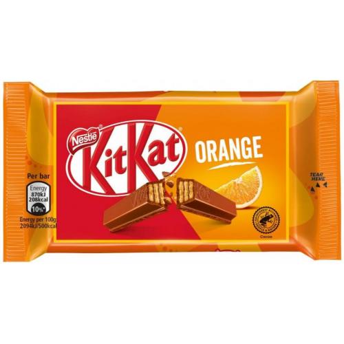 Nestle Kit Kat 4 finger Orange
