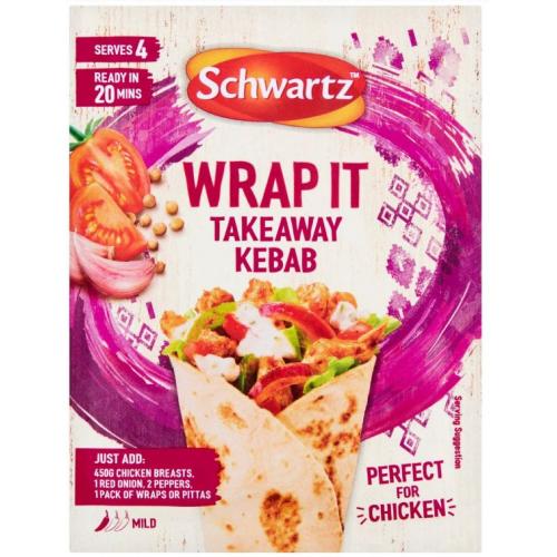 chwartz Sachets - Wrap it up Kebab 6 x 30g
