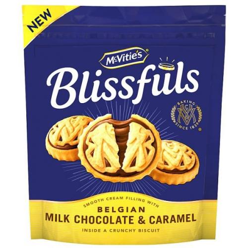 McVities Blissfuls Chocolate & Caramel Biscuits