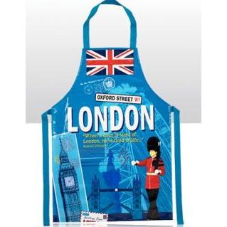 London Scrapbook PVC Coated Apron 12pc