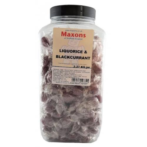 Maxons Maxon Wrapped Liquorice & Blackcurrant Jar