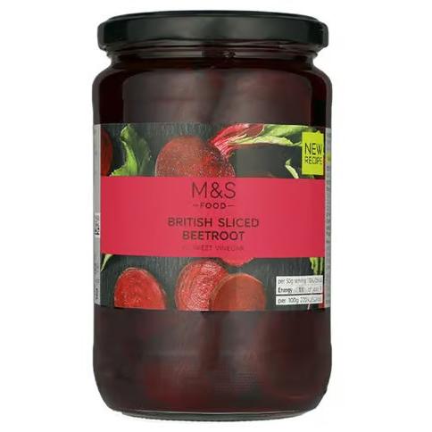M&S Sliced Beet In Sweet Vinegar