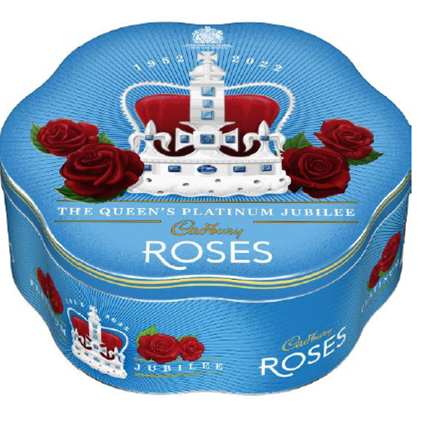 Cadbury Roses Platinum Jubilee Tin