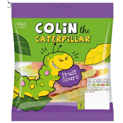 Colin The Caterpillar Fruit Sours