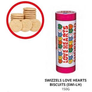 Swizzels Love Heart Biscuits in Tin