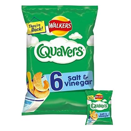 Crisps Walkers Quavers Salt & Vinegar
