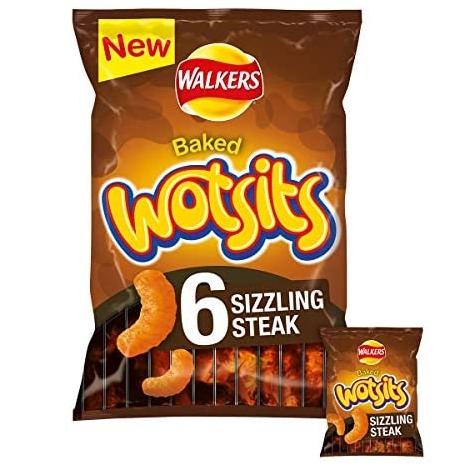 Crisps Walkers Wotsits Sizzling Steak