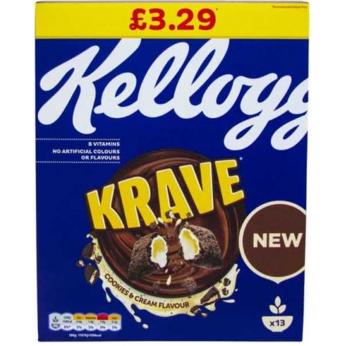 Kelloggs Krave Cookies & Cream PM