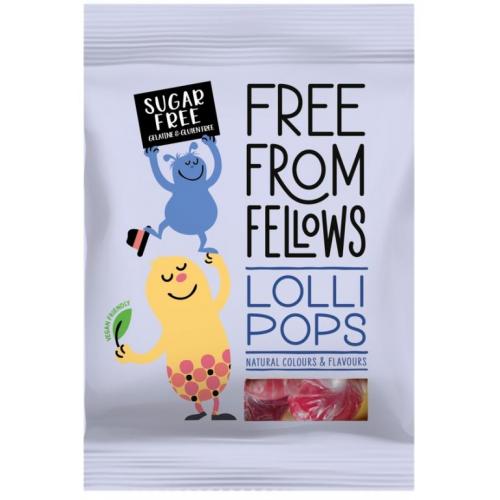 Free From Fellows Cola & Strawberry Lollipops