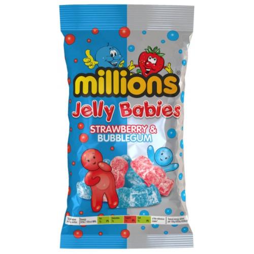 Millions Jelly Babies Strawberry & Bubblegum PM